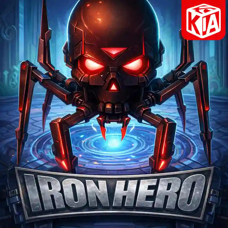 Iron Hero casino slot game banner